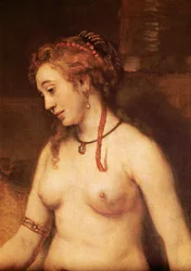 Bathseba beim Baden, 1654 (Detail)